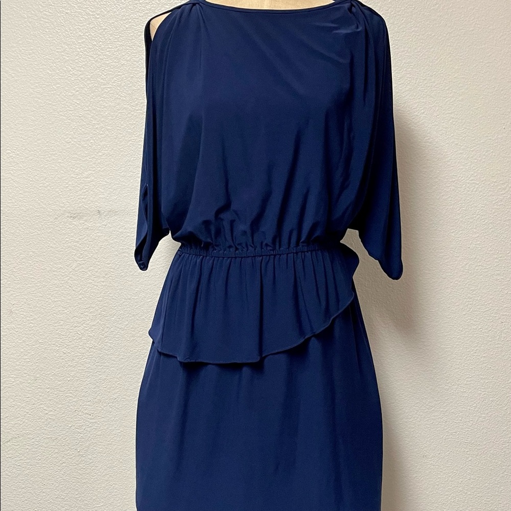 Navy dress by Tahari. Size L.